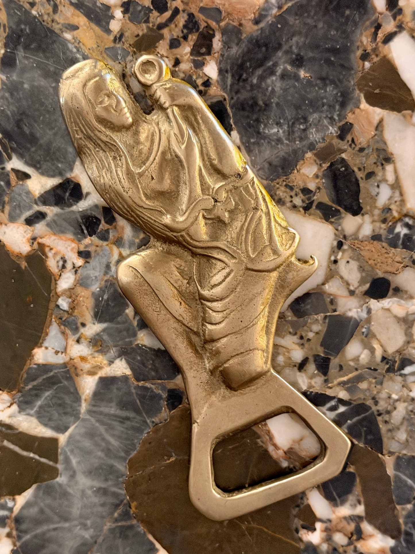 Brass Mermaid Bottle Opener