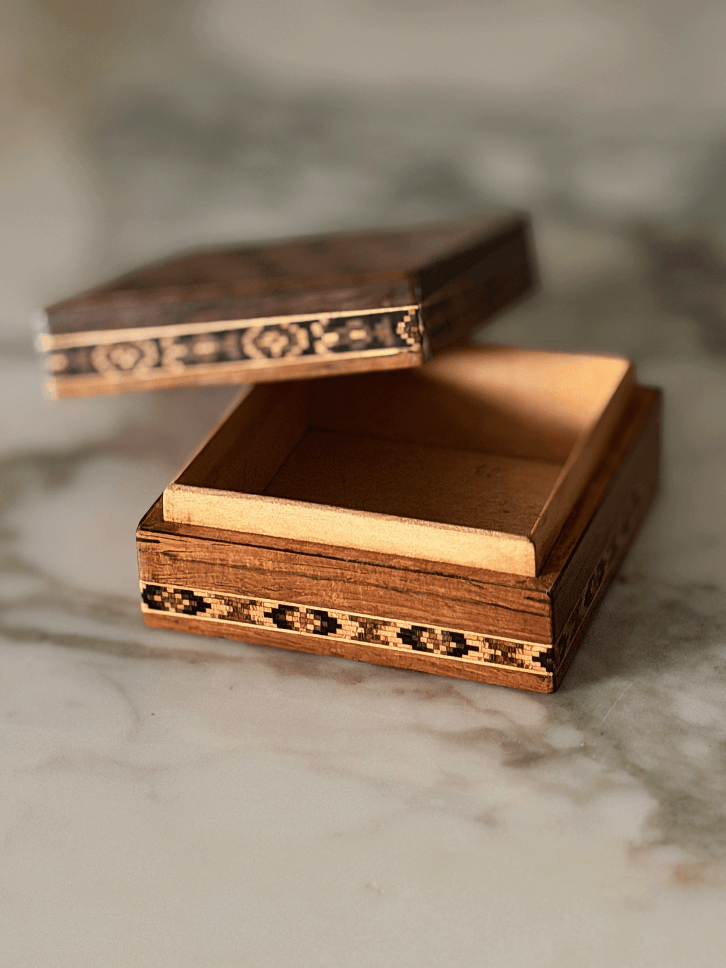 Tunbridgeware Wooden Box