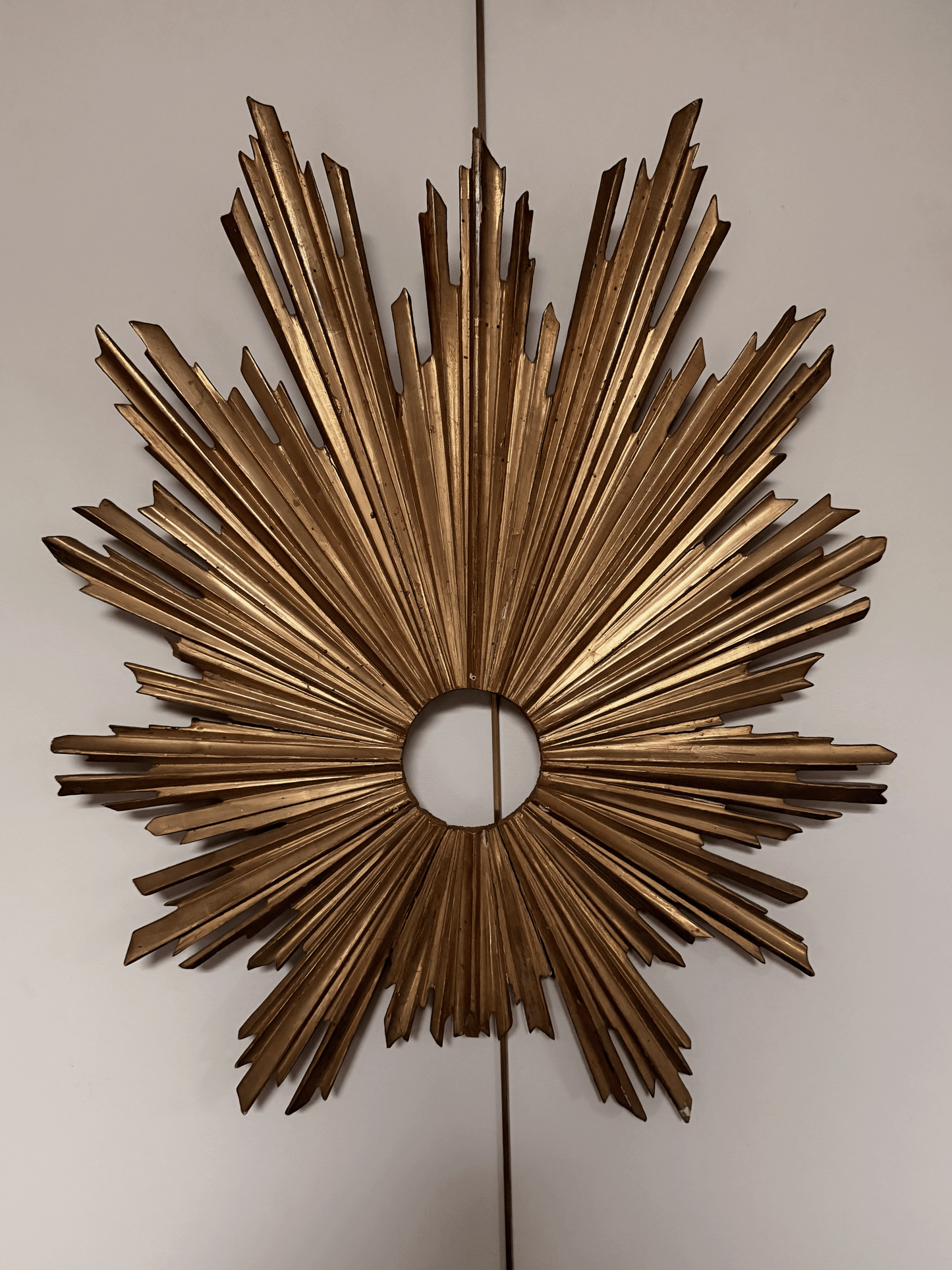 Antique Italian Sunburst Medallion