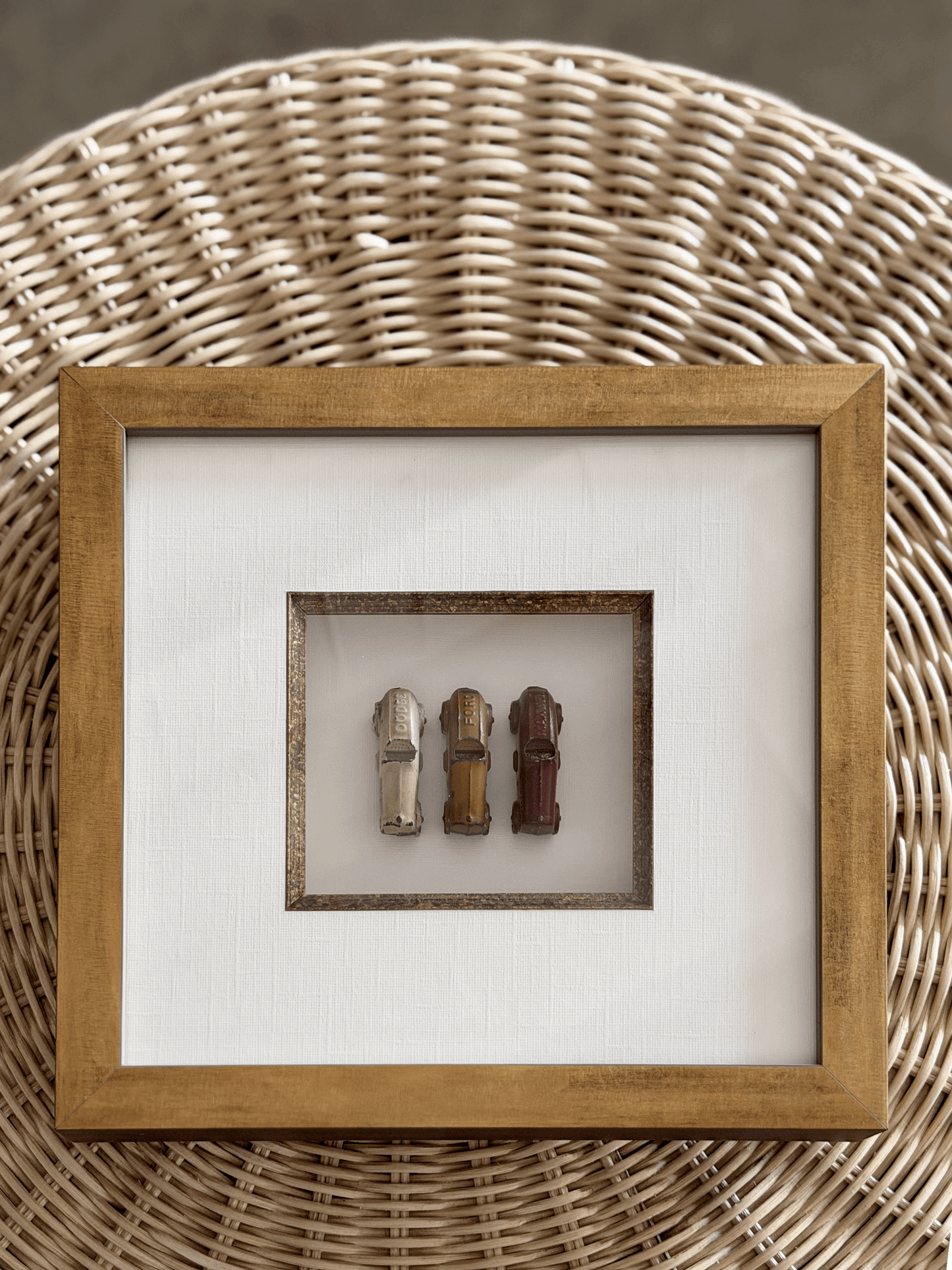 Custom Framed Antique Toy Cars