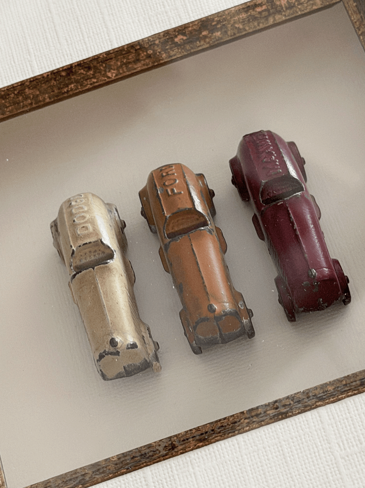 Custom Framed Antique Toy Cars