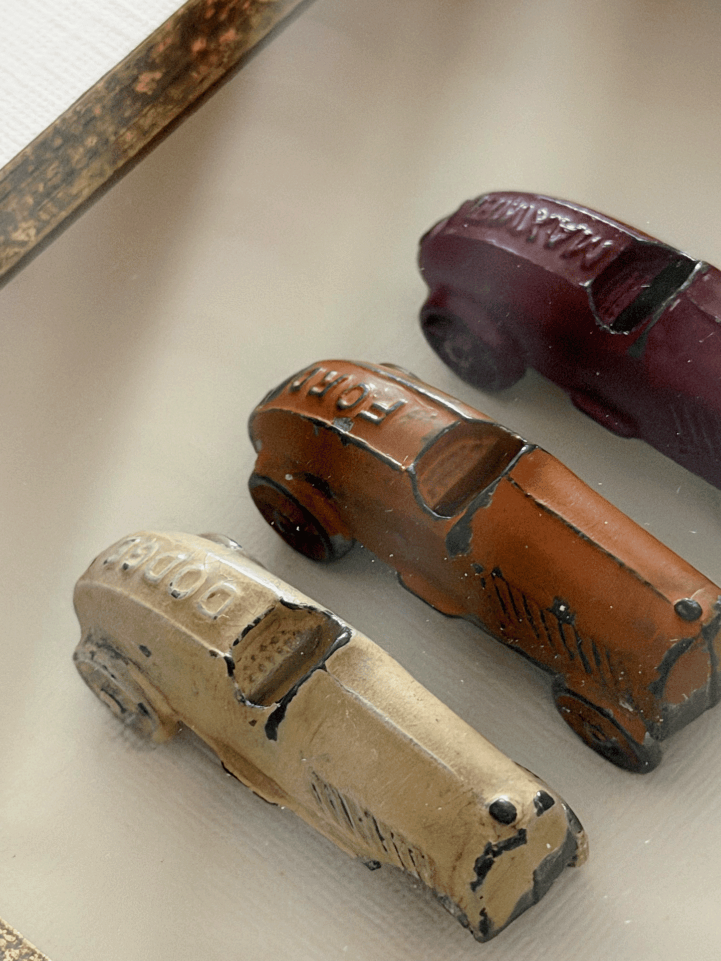 Custom Framed Antique Toy Cars