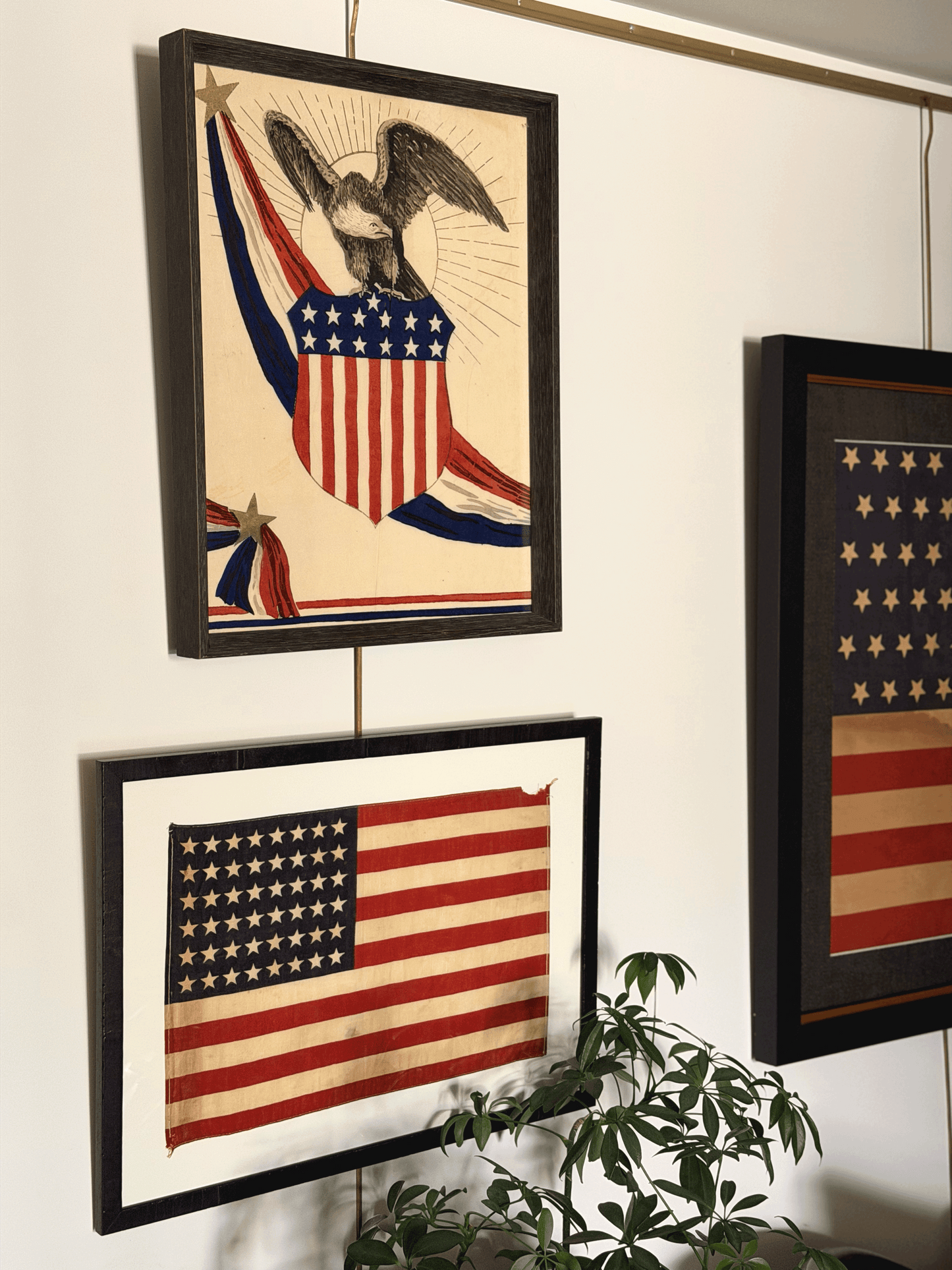 American Eagle Shield Art, Framed