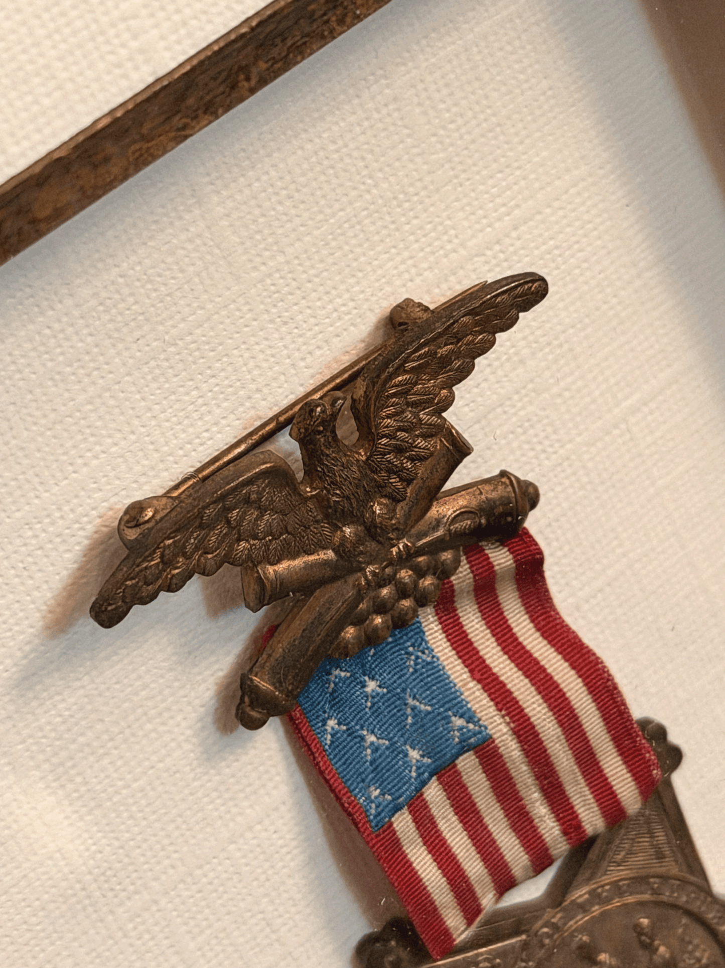 American Civil War Veterans Badge, Custom Framed