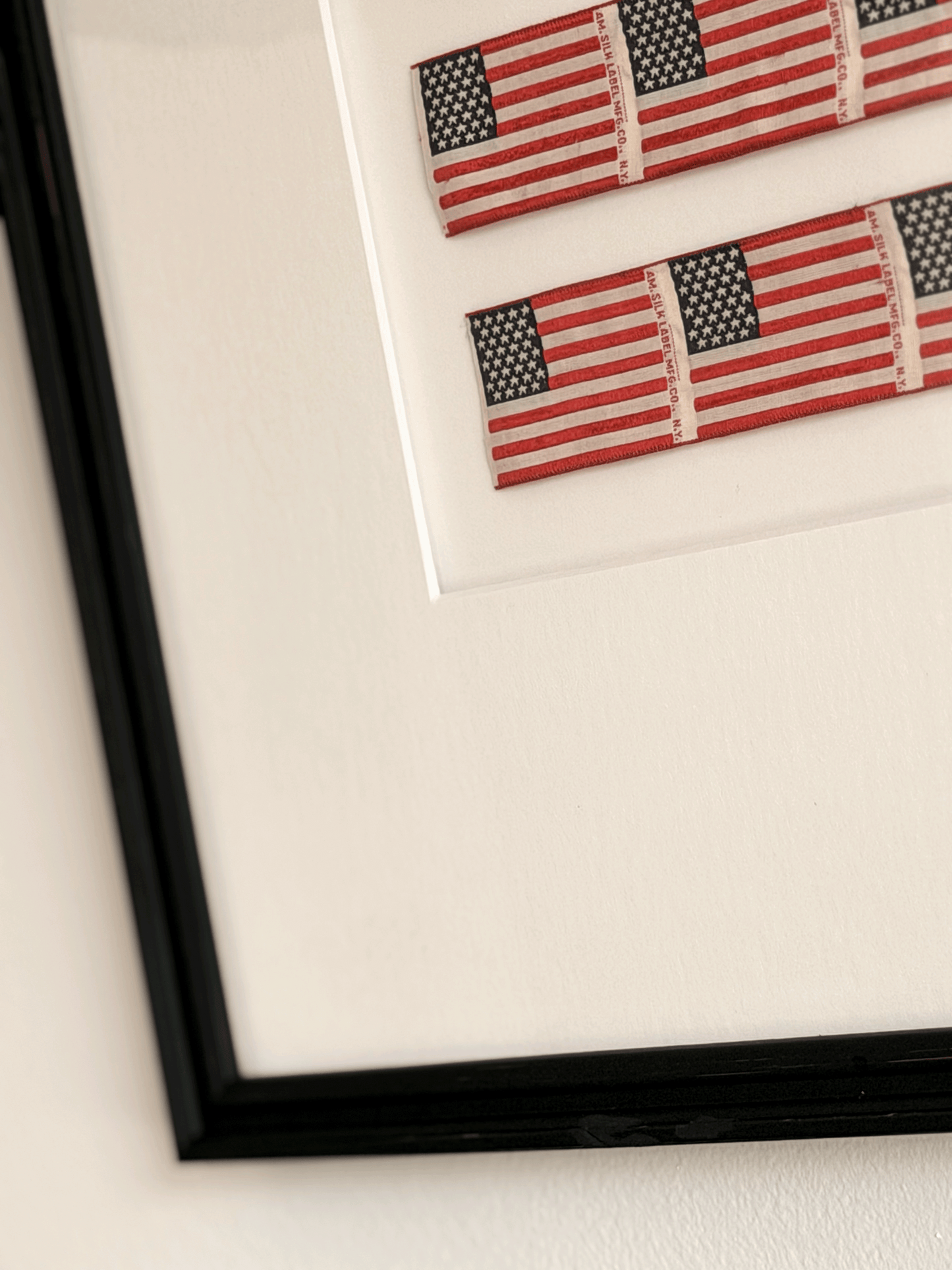 Framed Silk Flags