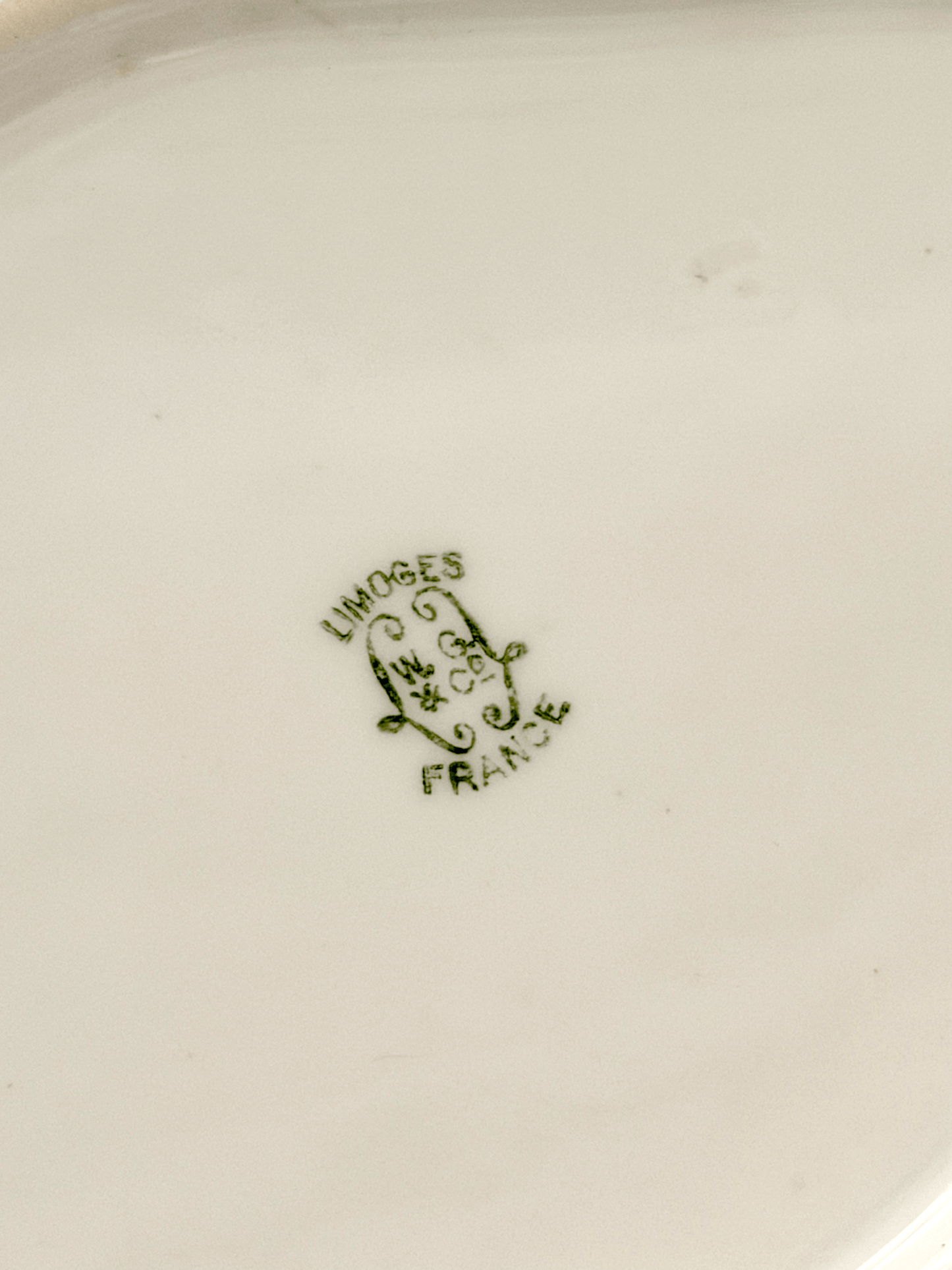 Limoges Candy Dish with Berries and Flowers