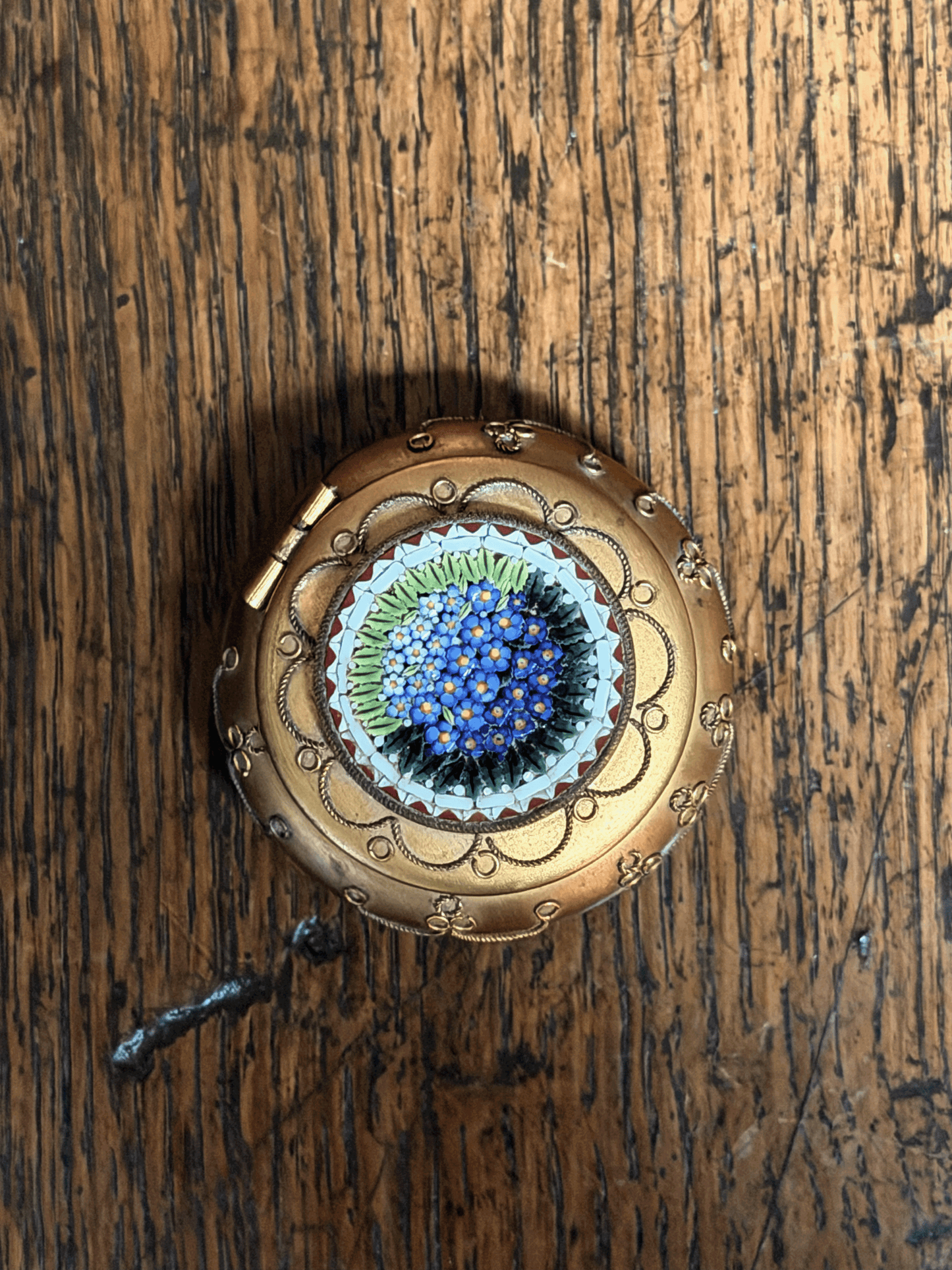 1920's Italian Floral Trinket Box