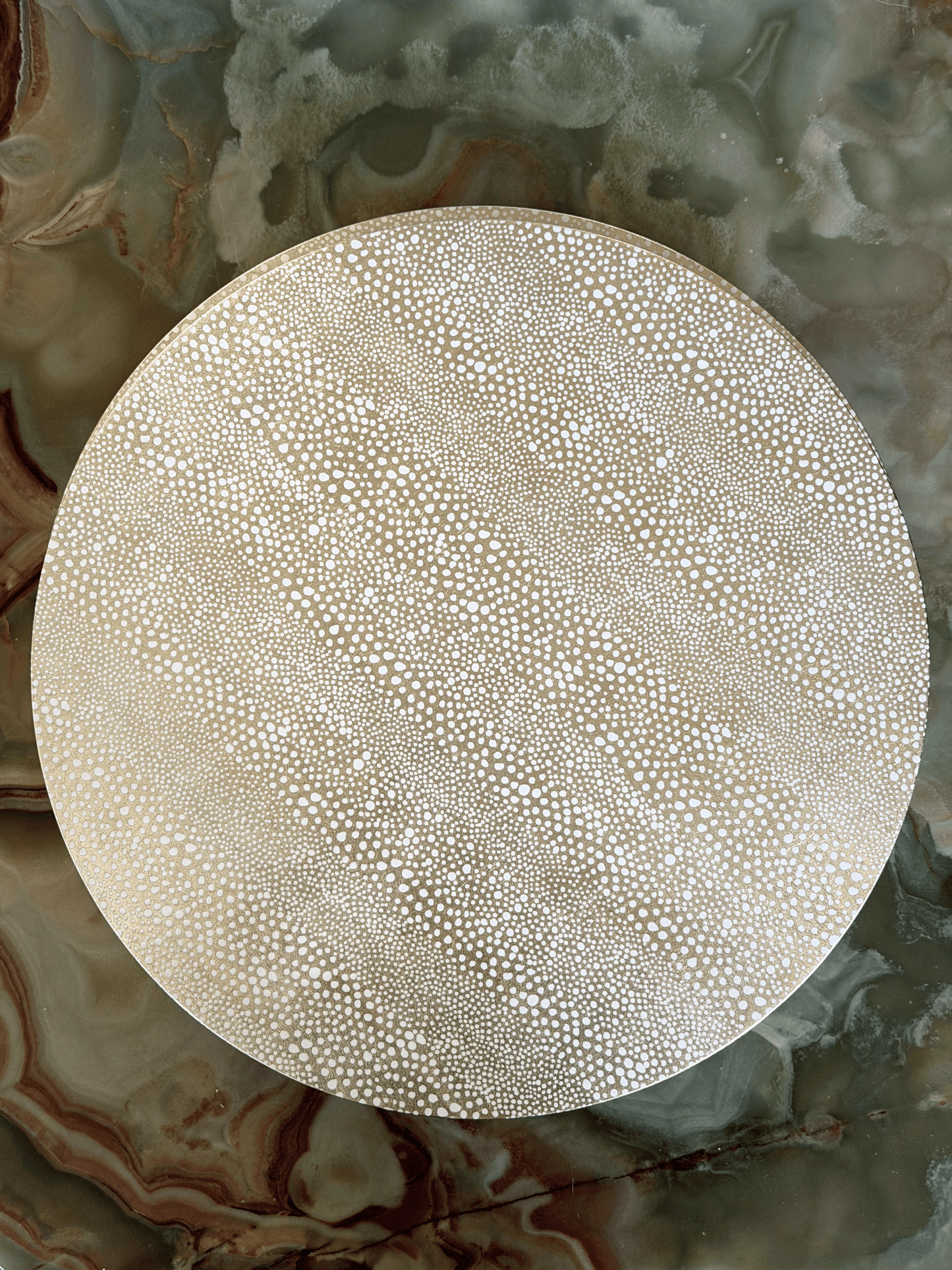 Gold Round Placemat