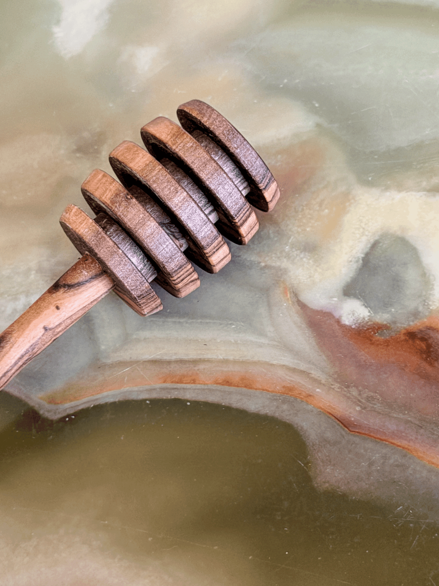 Honey Dipper in Olive Wood, Berard
