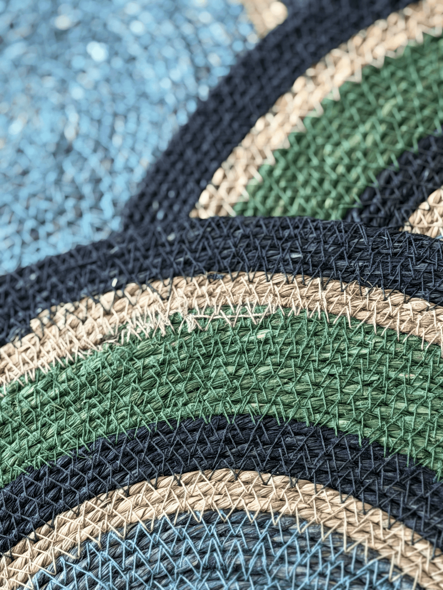 Seagrass Placemat in Cool Multi