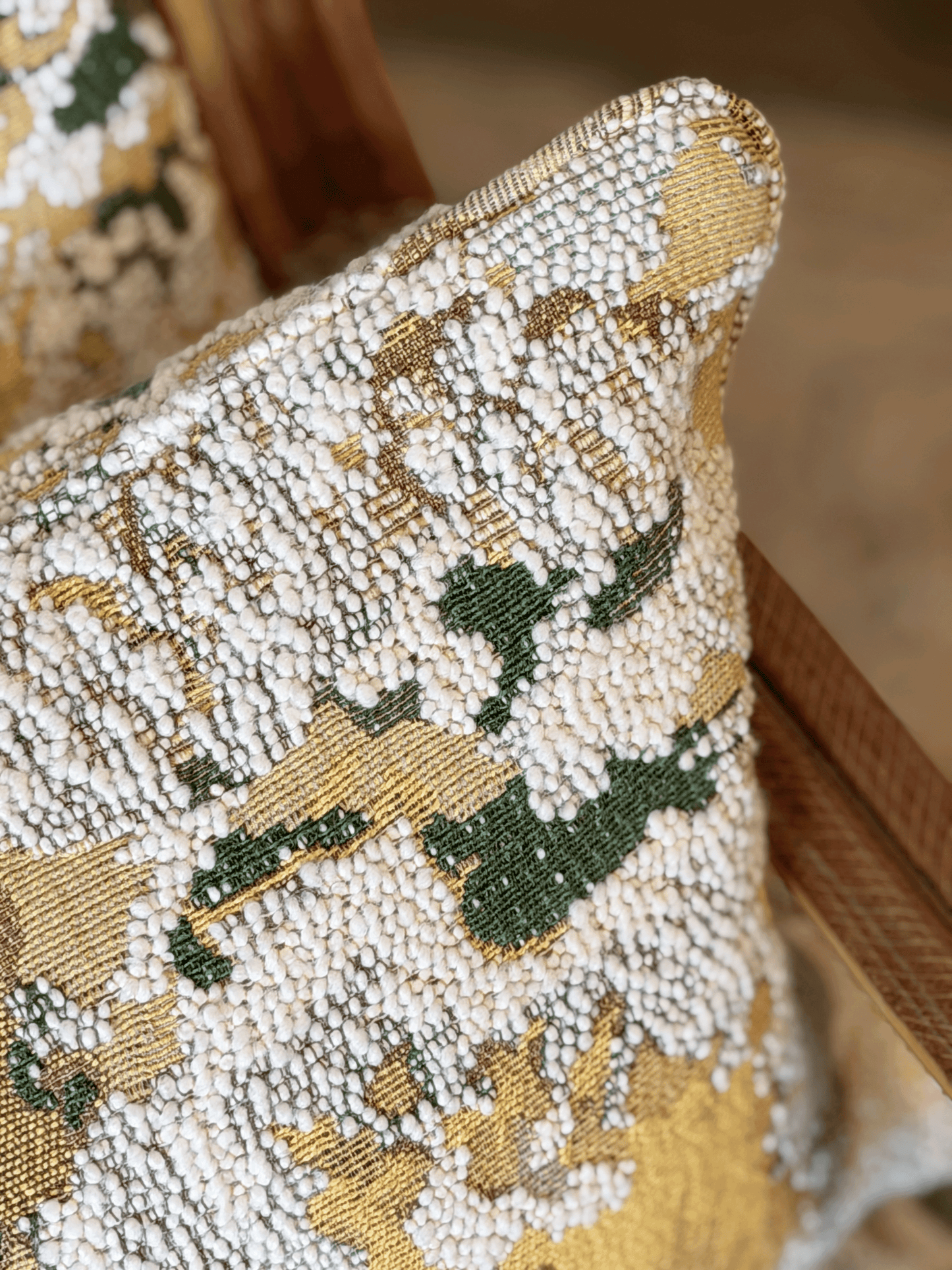 Eden, Citrine - Lumbar Throw Pillow