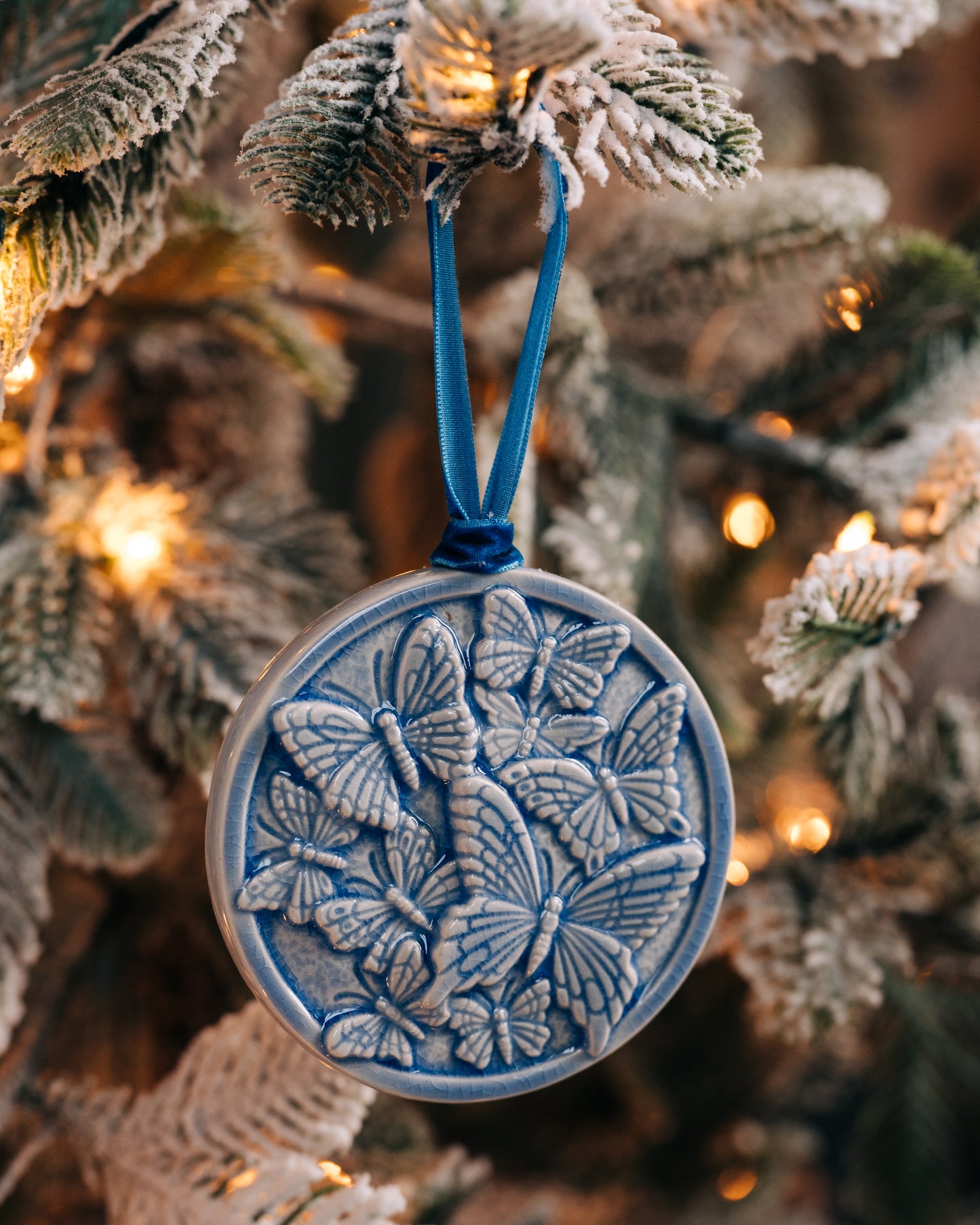 TSI Exclusive Butterfly Rookwood Ornament