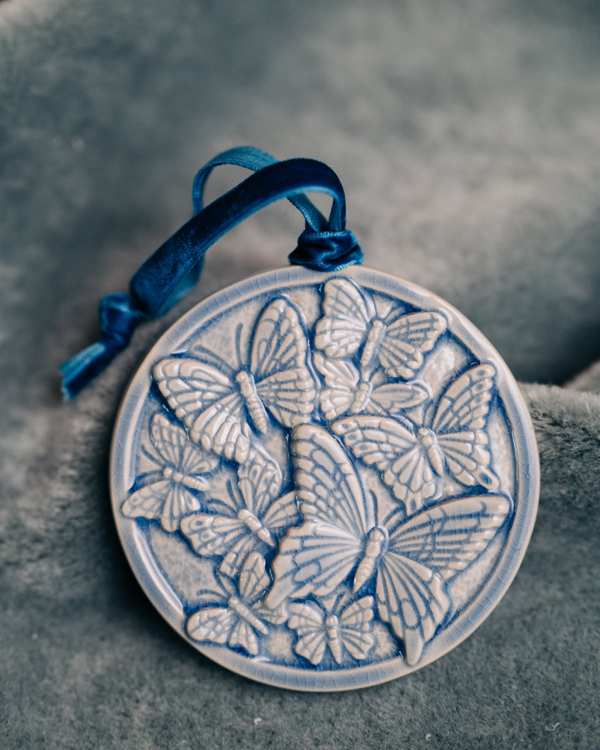 TSI x Rookwood Pottery - Butterfly Medallion Ornament