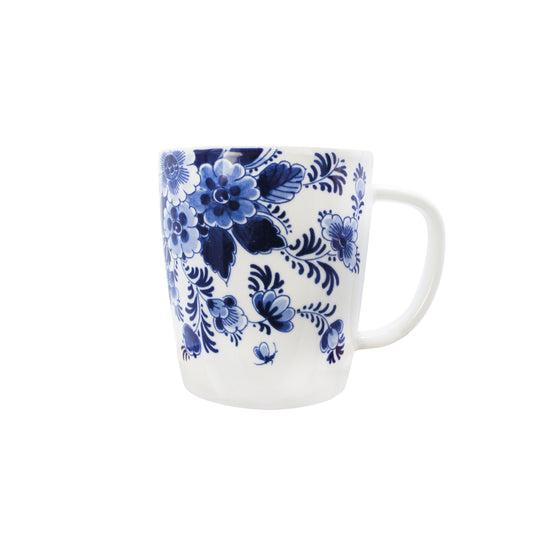 Delft Hanging Bouquet Blue Mug