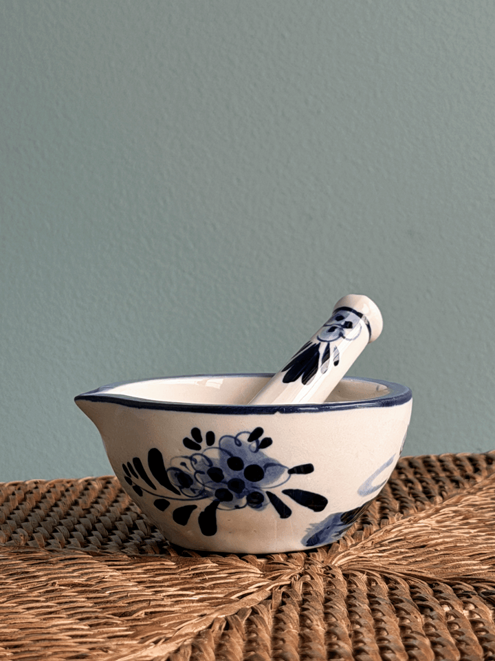 Delfts Blue Spice Mortar and Pestle