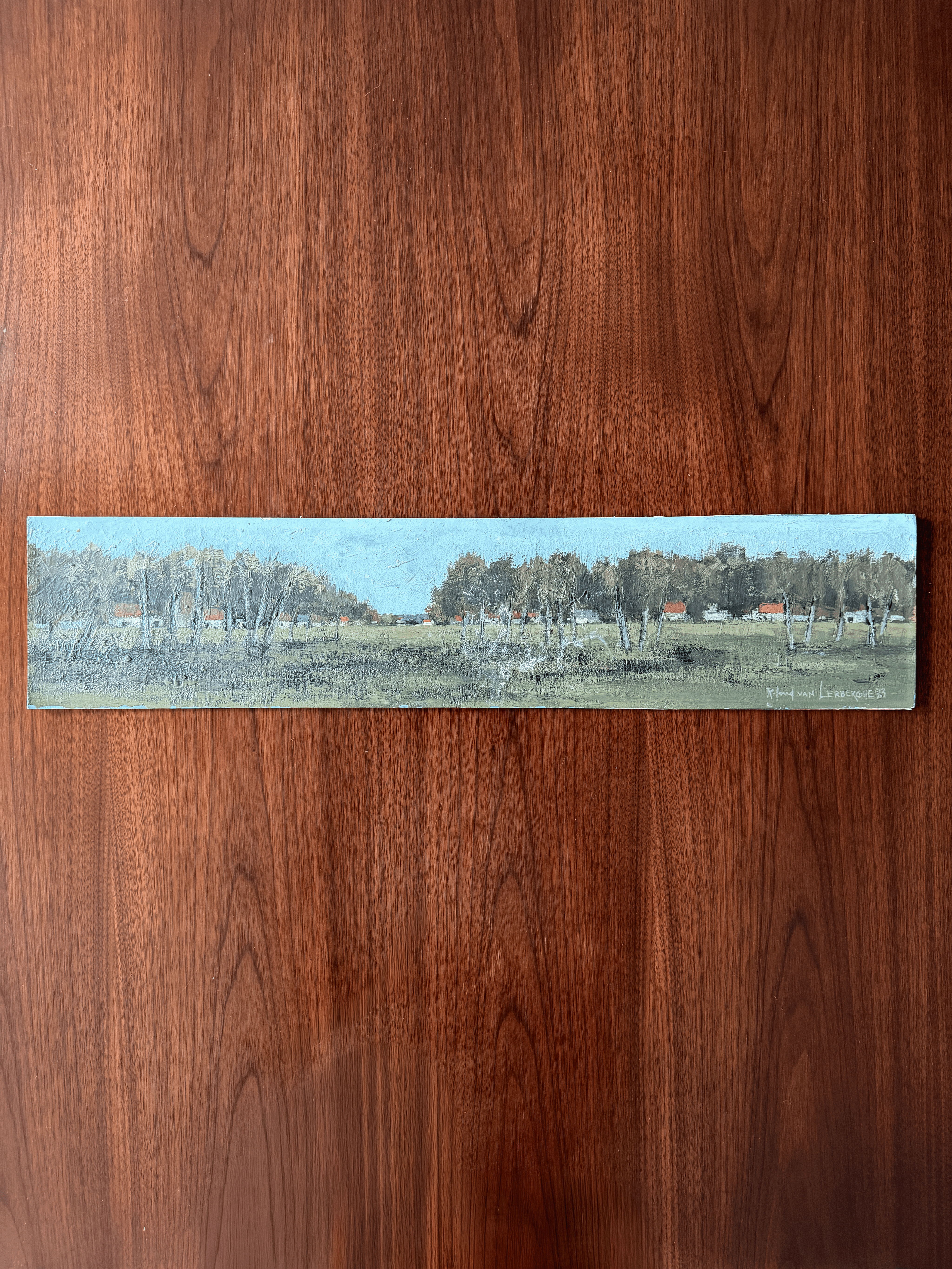 1973 Roland van Lerberghe "Normandie" Landscape Panorama