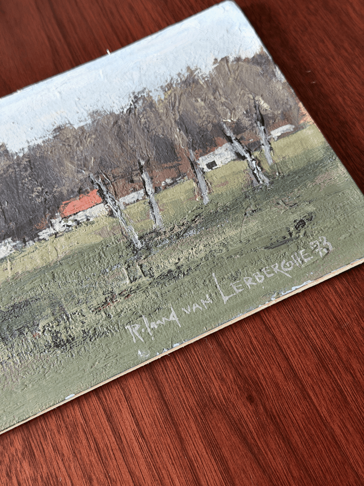 1973 Roland van Lerberghe "Normandie" Landscape Panorama