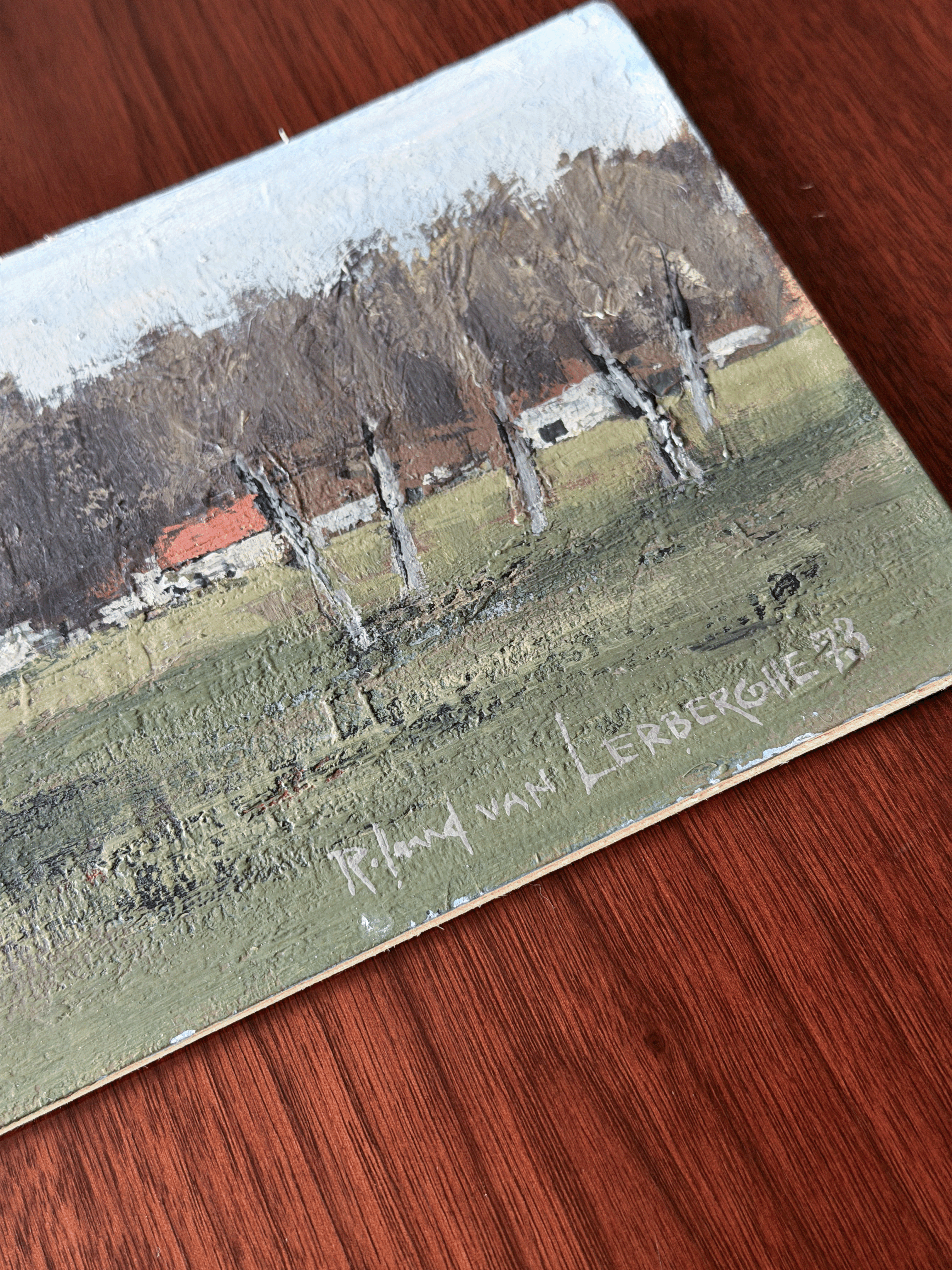 1973 Roland van Lerberghe "Normandie" Landscape Panorama