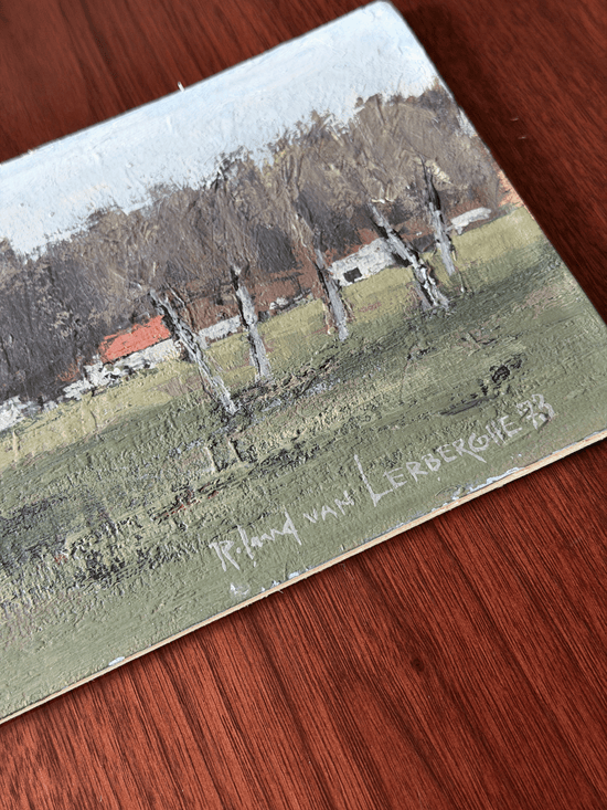 1973 Roland van Lerberghe "Normandie" Landscape Panorama