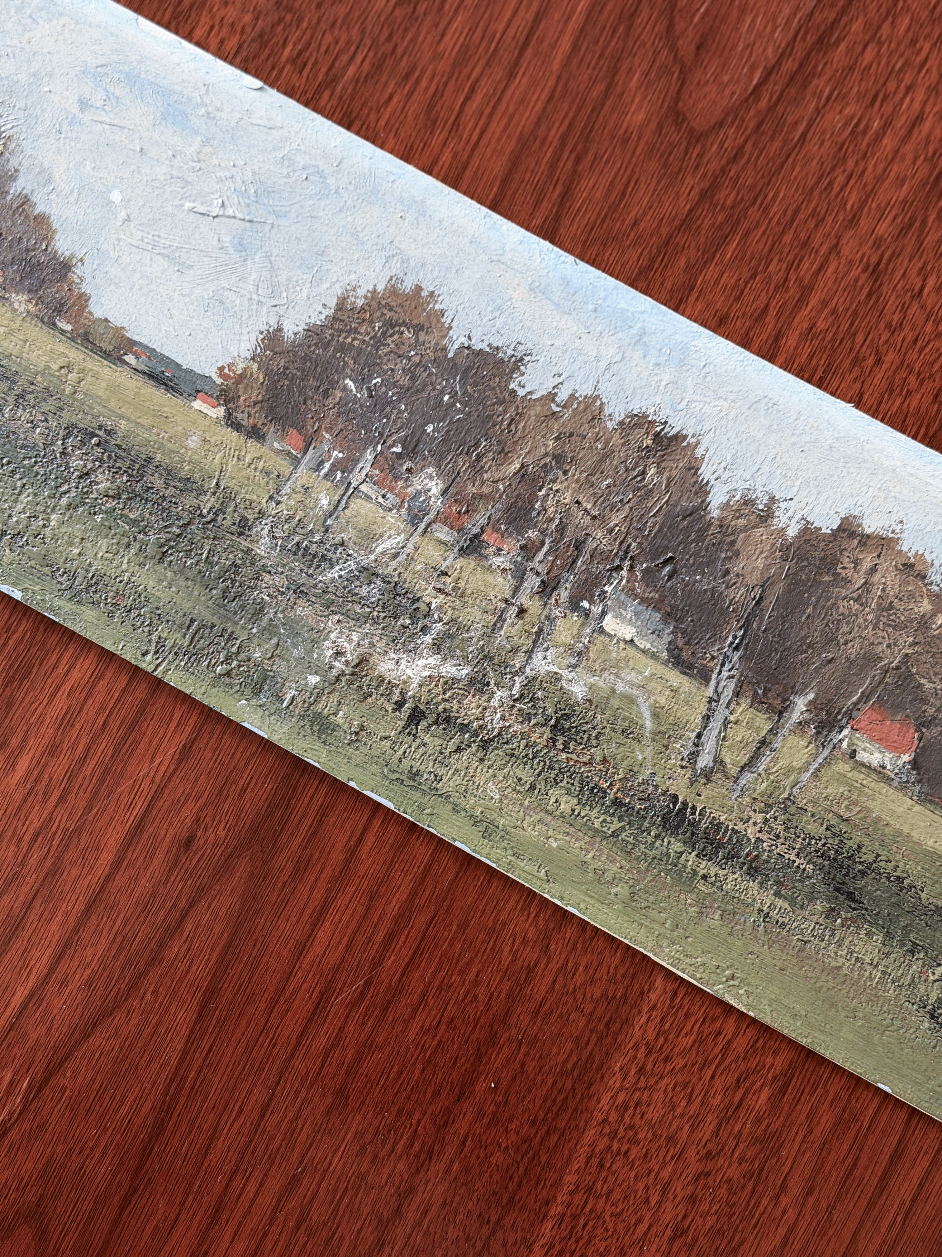 1973 Roland van Lerberghe "Normandie" Landscape Panorama