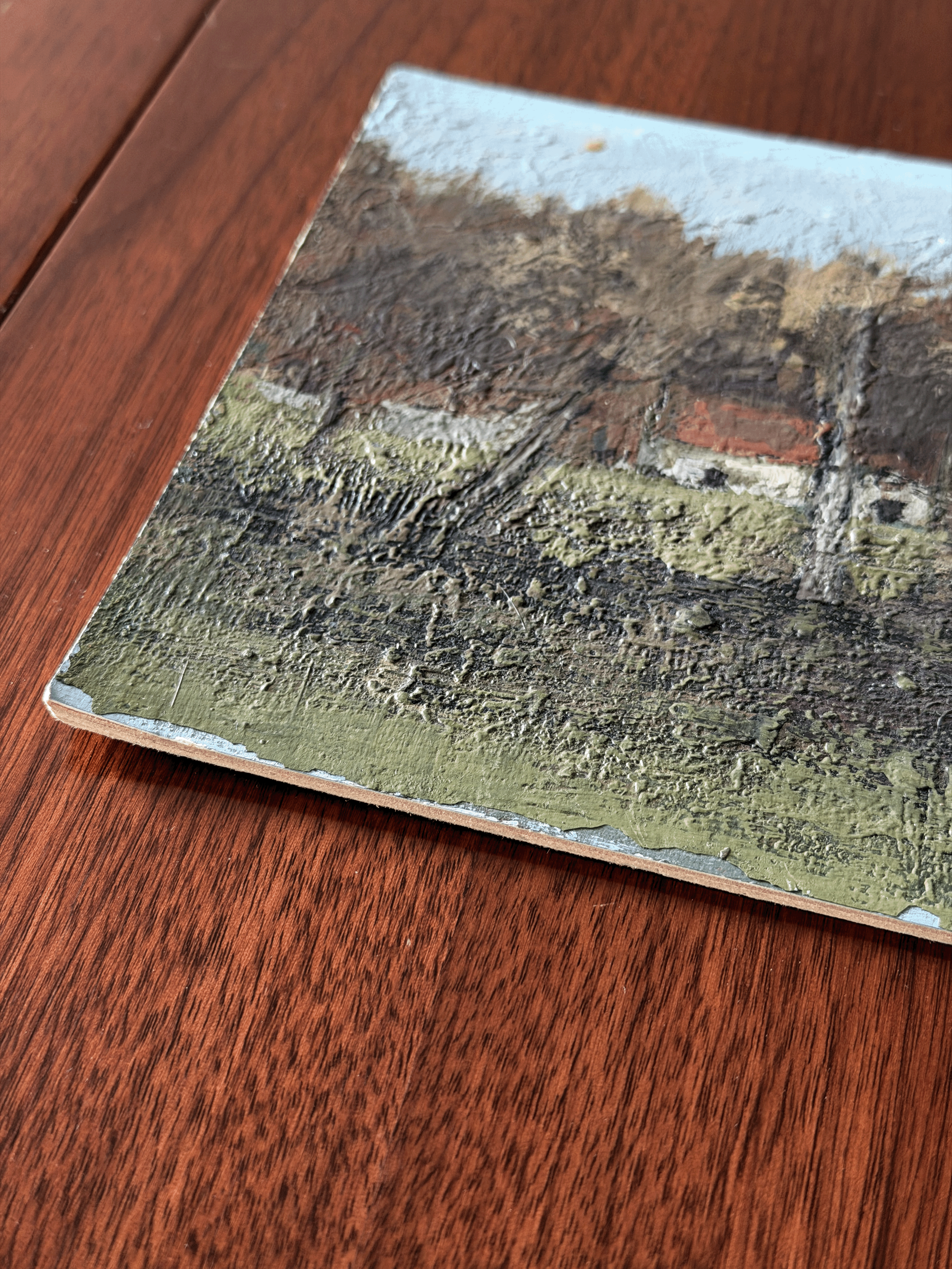1973 Roland van Lerberghe "Normandie" Landscape Panorama