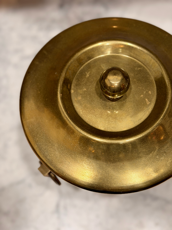 Brass Ice Bucket with Lid