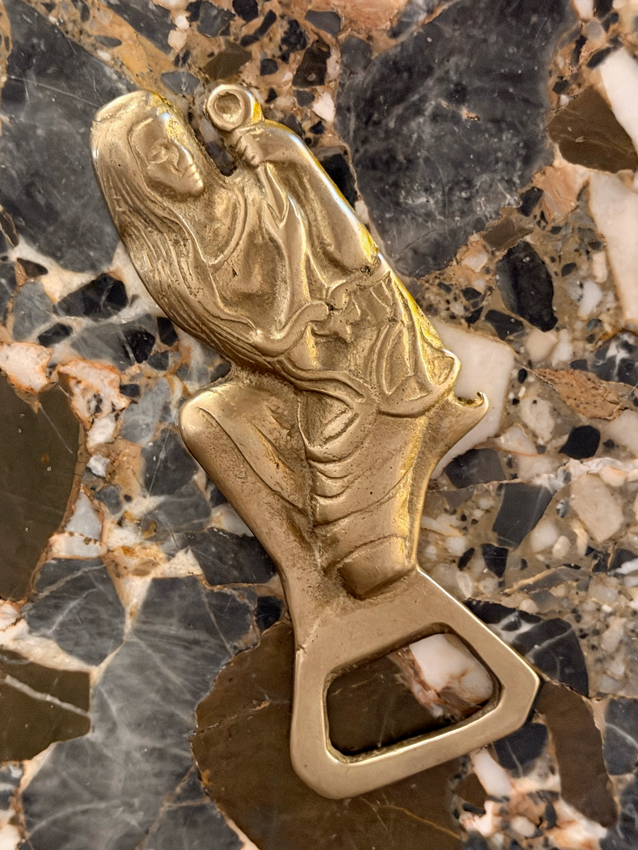 Brass Mermaid Bottle Opener