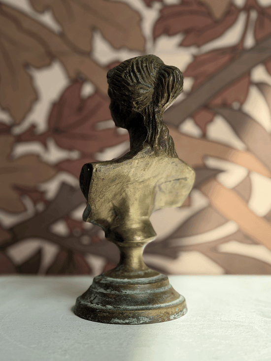 Antique 19th Century Grand Tour 6" Bronze Bust of Venus de Milo
