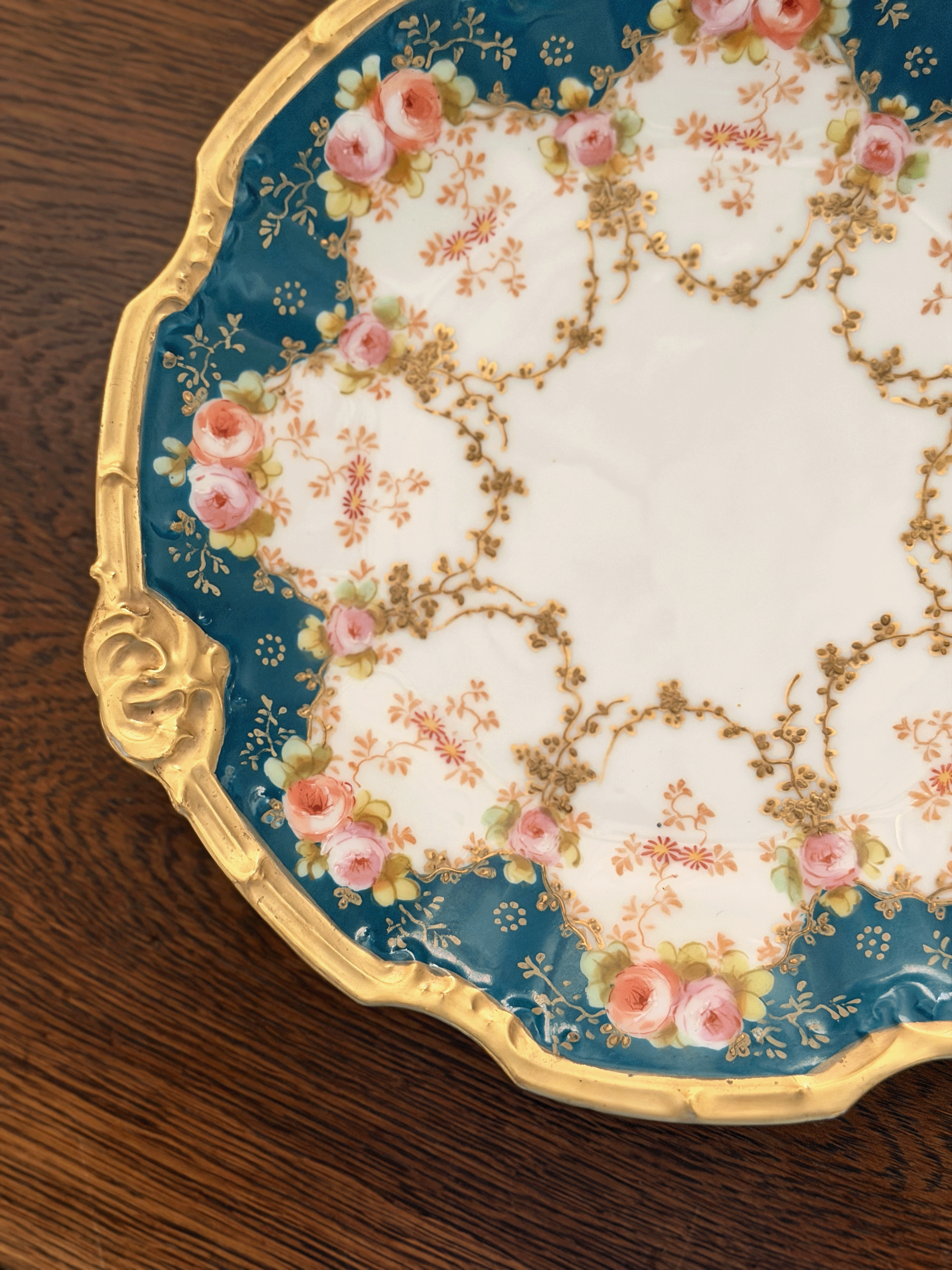 Antique French Limoges Cabinet Plate