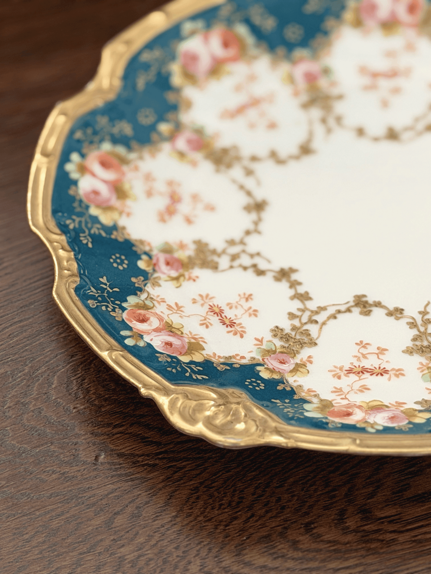 Antique French Limoges Cabinet Plate