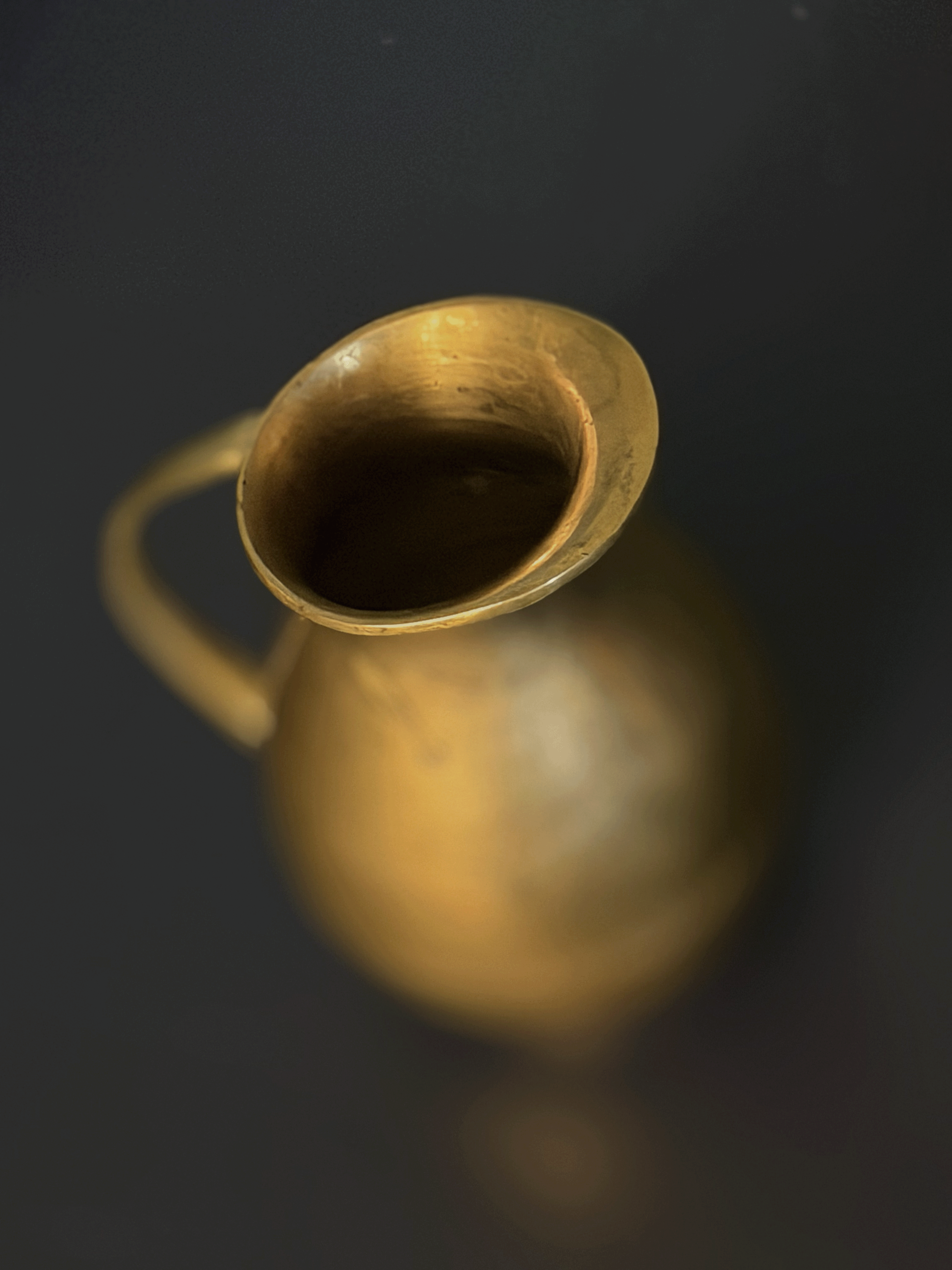 Miniature Brass Pitcher & Coffee Pot Set