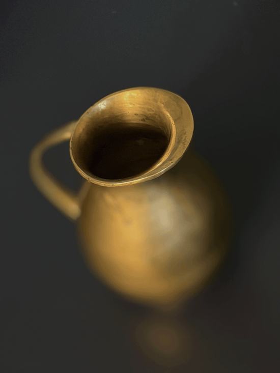 Miniature Brass Pitcher & Coffee Pot Set