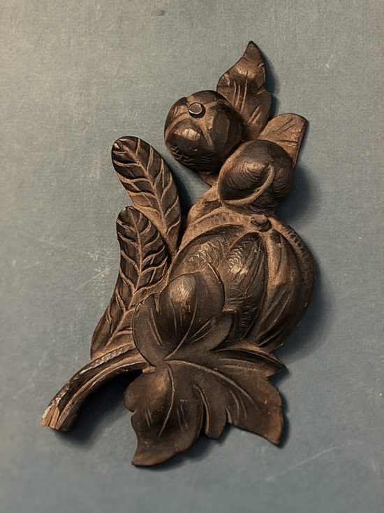 Vintage Carved Wood Fragment