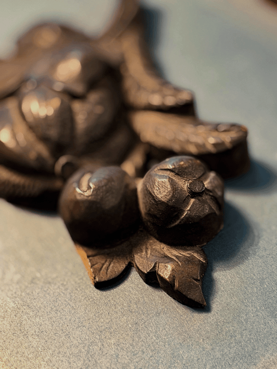 Vintage Carved Wood Fragment