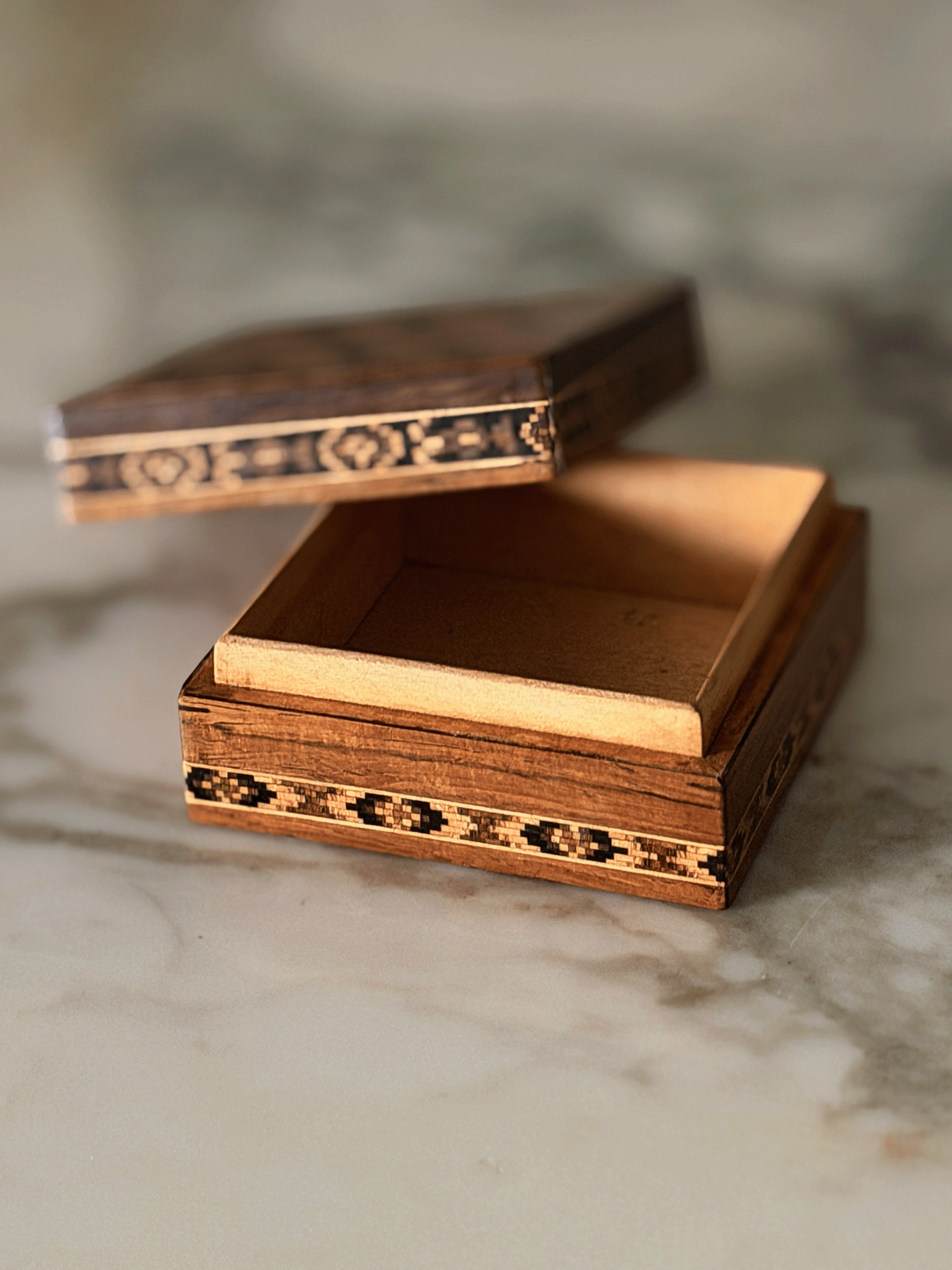 Tunbridgeware Wooden Box