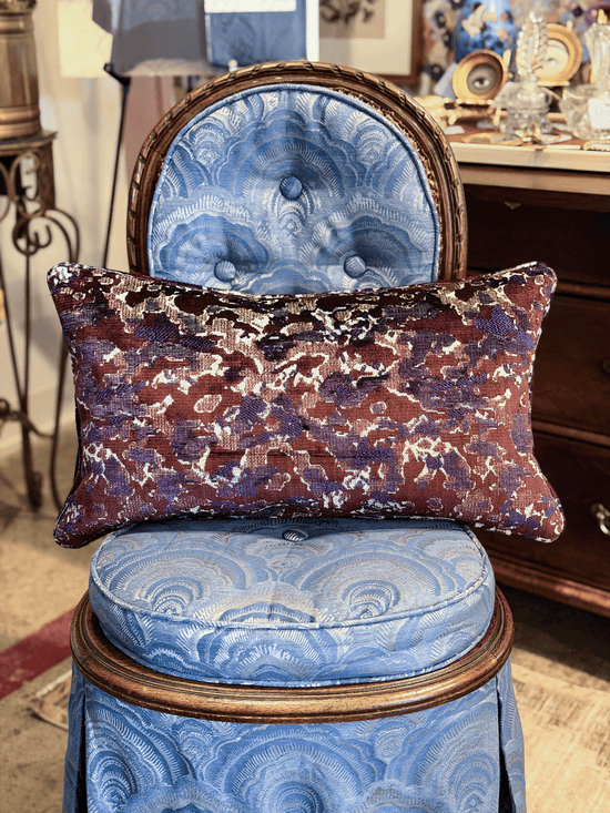 Harlequin, Burgundy/Amethyst - Lumbar Pillow