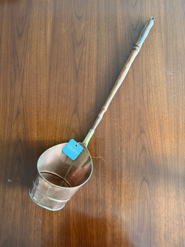 Vintage Copper Bucket Dipper