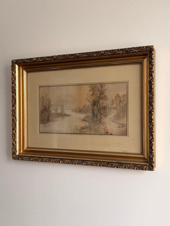Stream by Tree Artwork