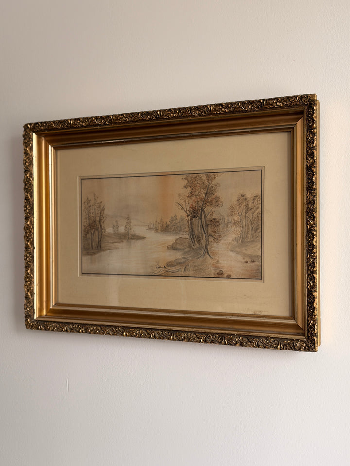 Stream by Tree Artwork