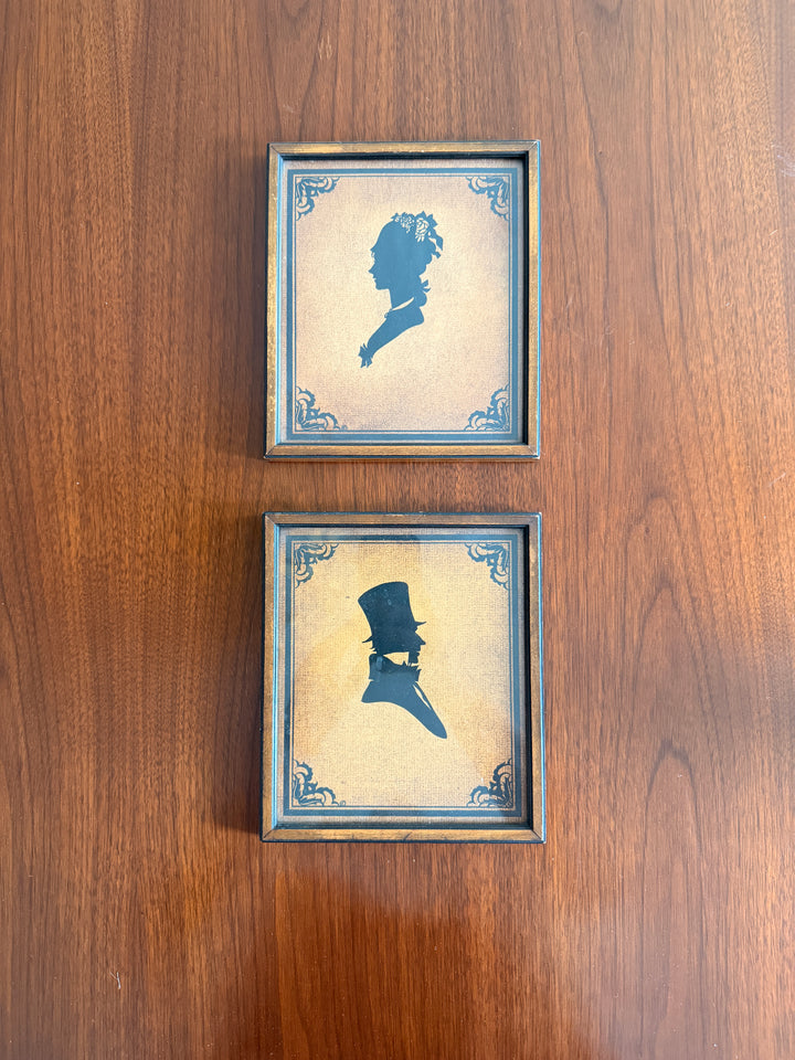Vintage Silhouette Portraits, Set