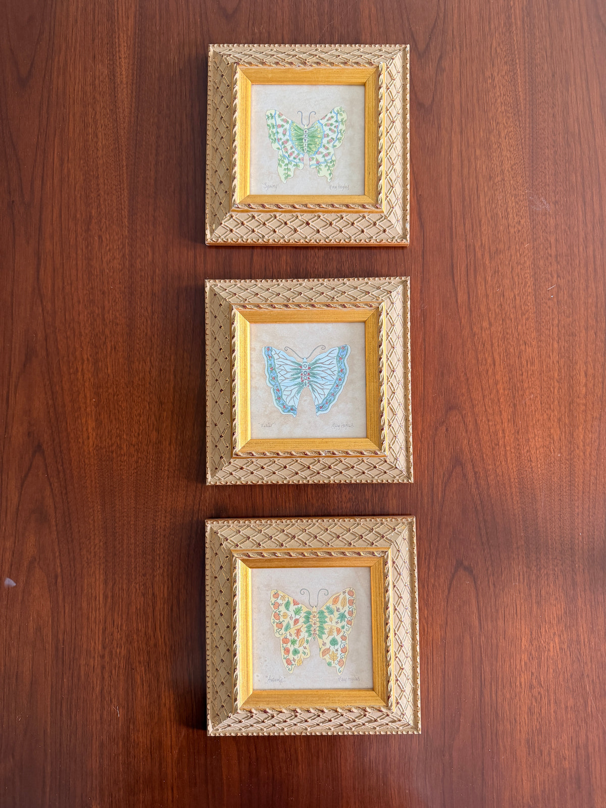 Butterfly Watercolors by Mary Hughes
