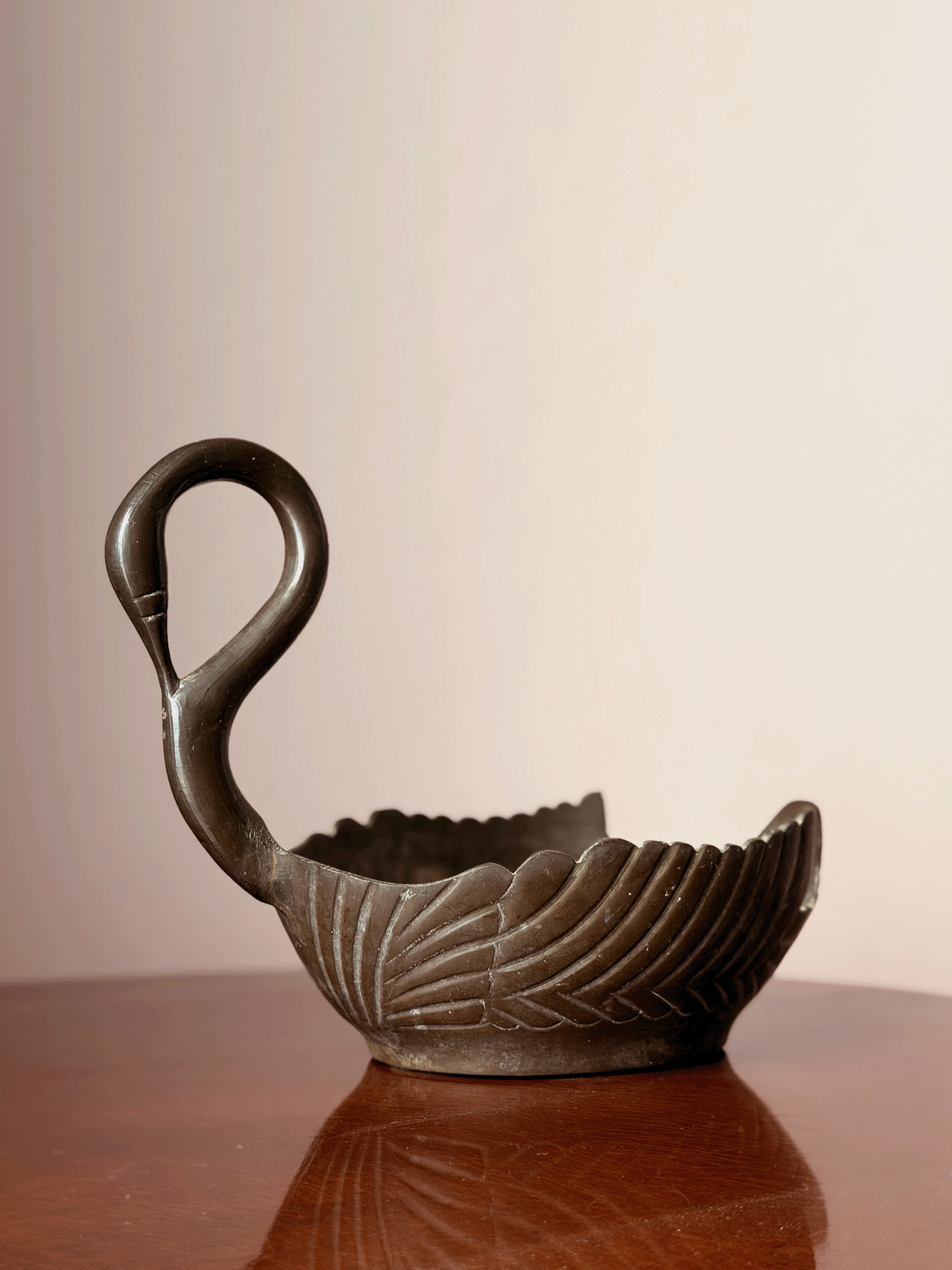 Brass Swan Bowl