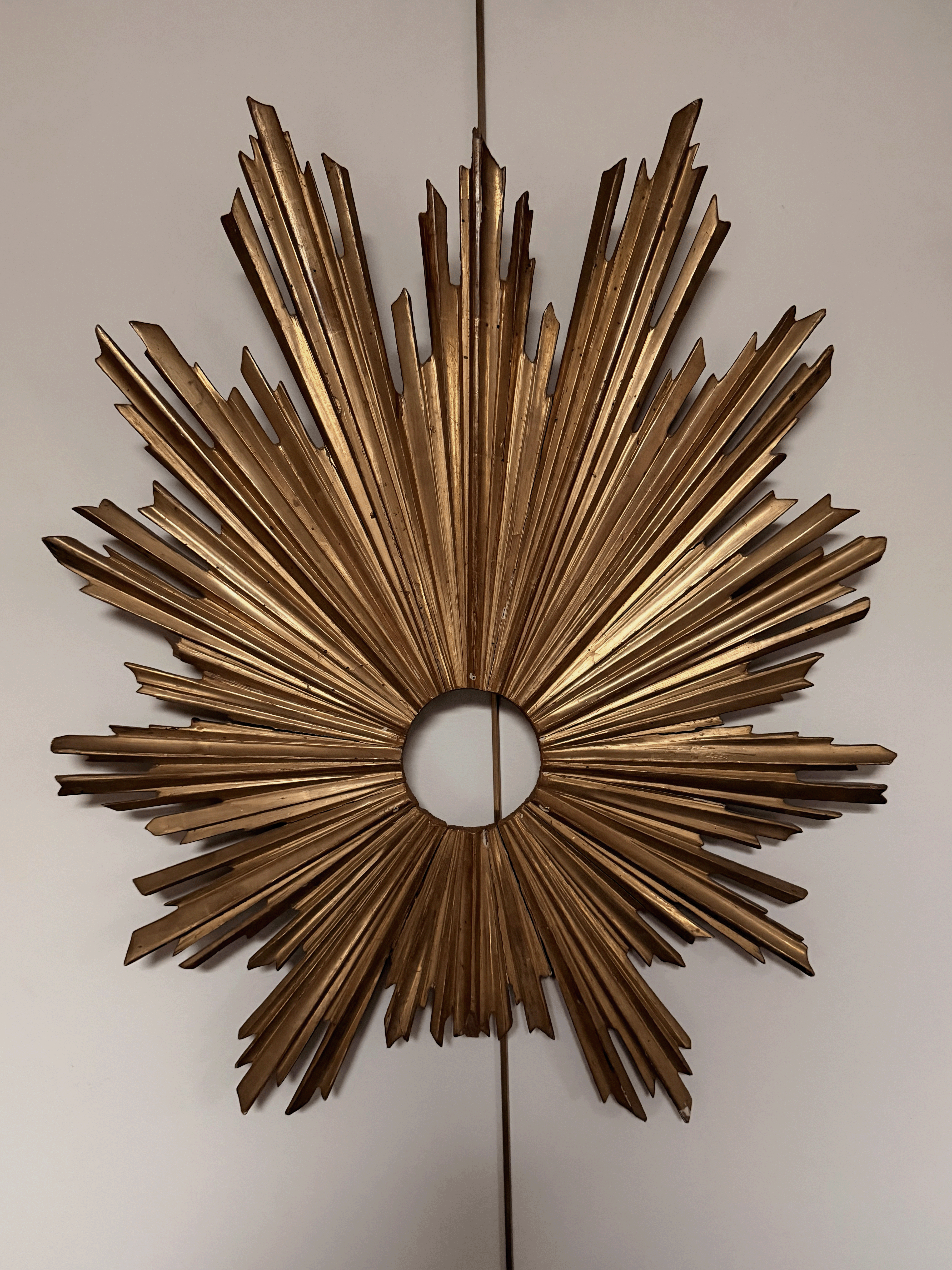 Antique Italian Sunburst Medallion