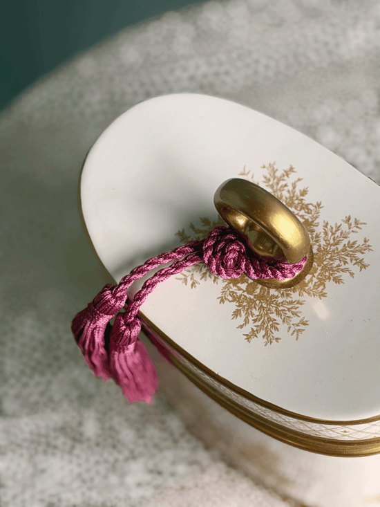 Velvet Orchid Toile Two-Wick Candle