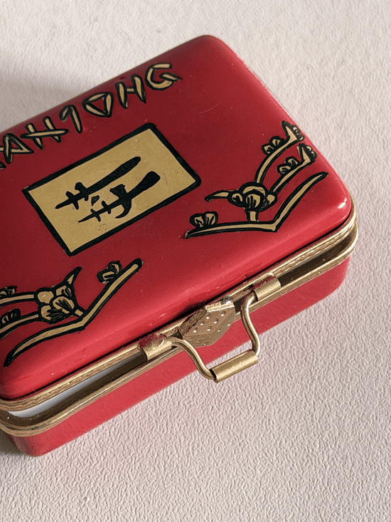 Rochard Limoges Mahjong Box with Die