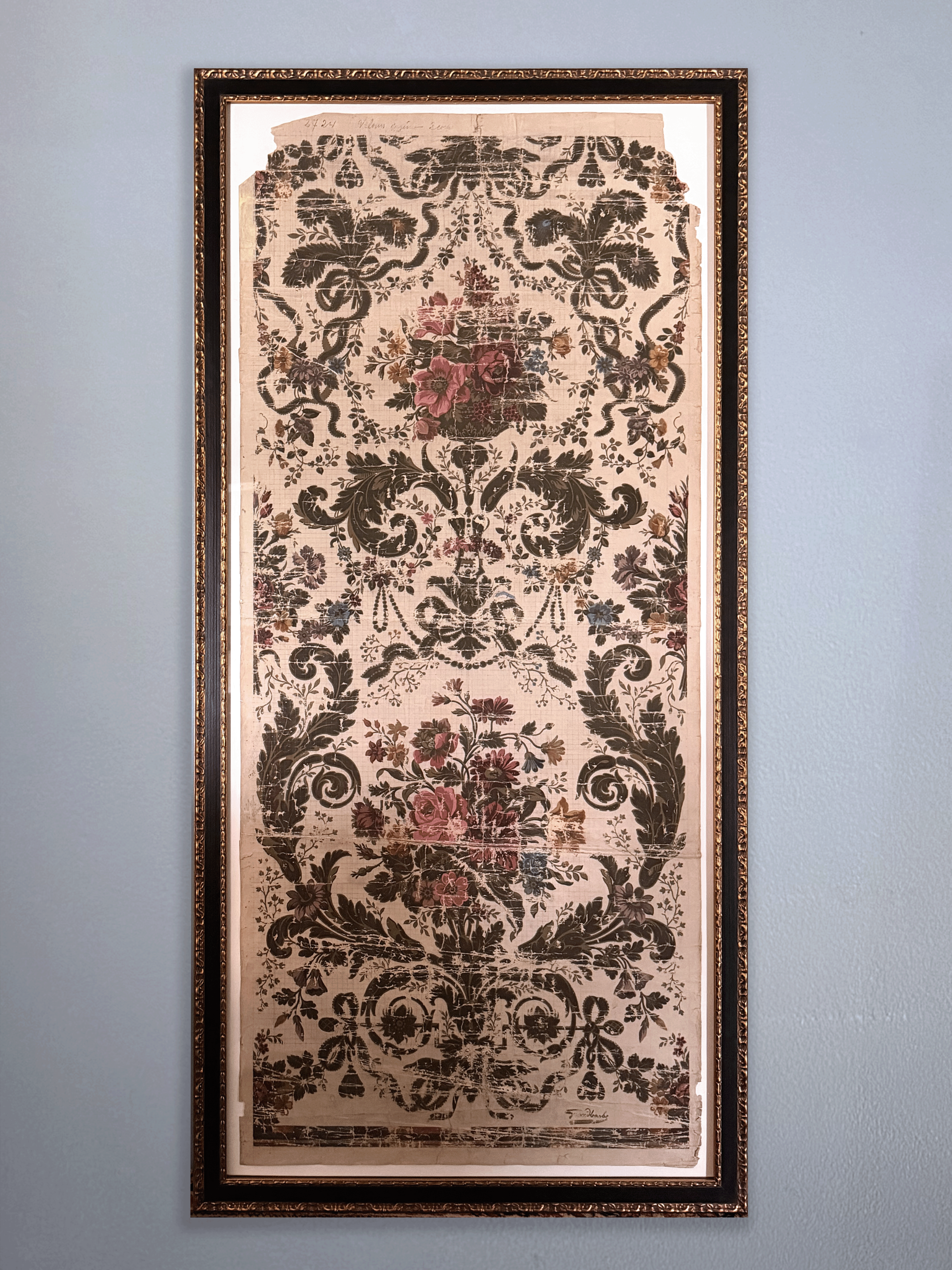 Kravet Antique Framed Textile