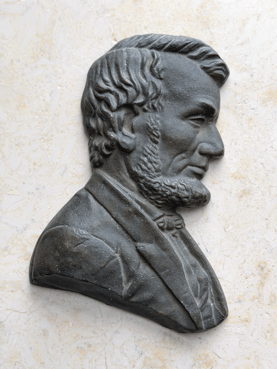 Cast Iron Abe Lincoln Silhouette