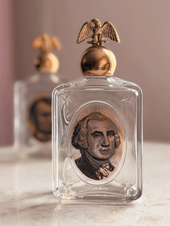 Vintage 1970s Avon Aftershave Bottle, President Washington