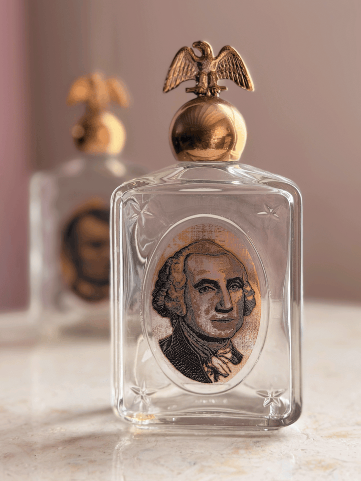 Vintage 1970s Avon Aftershave Bottle, President Washington