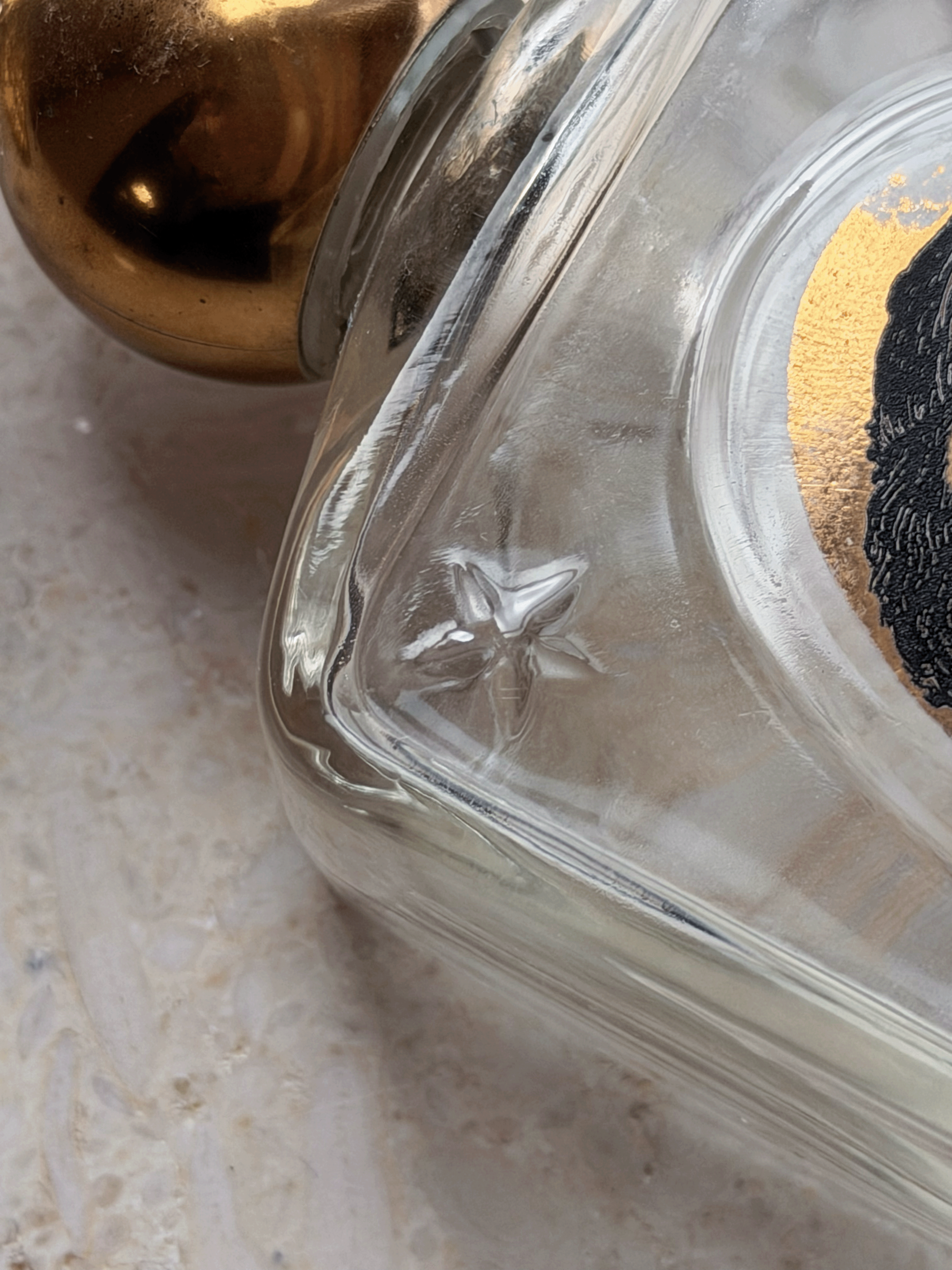 Vintage 1970s Avon Aftershave Glass Bottle, President Lincoln